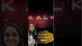 Watching Kalki movie in Australia  Australia Telugu Vlogs [upl. by Hameerak56]