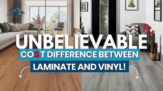 Is Laminate Flooring REALLY Cheaper Than Vinyl [upl. by Eiddet]