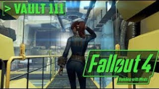 Perfect Vault 111  Building with Mods  Fallout 4 [upl. by Shinberg276]