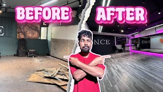 Dance studio renovation 20 l 1000000💰mein bana naya studio lAryanSuryavanshivlogs l [upl. by Yecies]