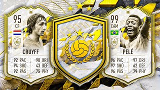 20x 93 ICON MOMENTS PACKS 🤯 FIFA 22 Ultimate Team [upl. by Ecnarret]