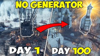 I Survived 100 DAYS no Generator City Building in FROSTPUNK [upl. by Ahmad]