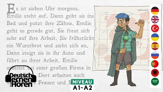 525 Deutsch lernen mit Geschichten  Deutsch lernen durch Hören  A1A2  Learn German with stories [upl. by Hammad]