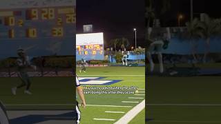 How did Nae get so much air 😯 shorts football highlights highschoolfootball nfl ot7 flip [upl. by Novek867]