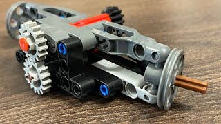 Steering System with Positive Caster Angle  LEGO Technic [upl. by Lavina]