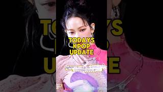 TODAYS KPOP UPDATES 🔥 kpop shorts [upl. by Lemert]