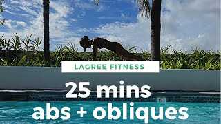 25 mins Abs amp obliques Lagree Fitness  Pilates workout 🔥 [upl. by Llirrem]