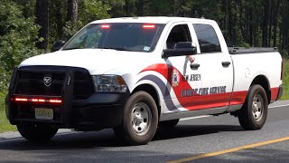 New Jersey Forest Fire Service Unit X Responding 82123 [upl. by Fabio]