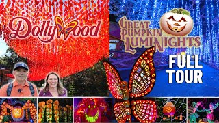 Dollywood Great Pumpkin LumiNights  Full 2023 Harvest Festival Walkthrough Tour [upl. by Sillsby]