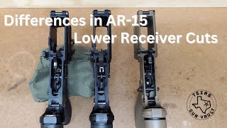 Firearm Tutorial Differences in AR 15 Lower Receiver Cuts [upl. by Franzoni456]