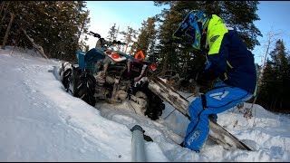 Canam Renegade Vs Unexpected barbaler wire [upl. by Ordep439]