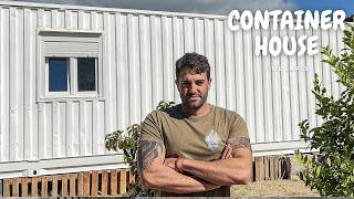 Hombre Construye Increíble Casa Contenedor DIY Paso a Paso  Vivienda sostenible Inicio a Fin [upl. by Atis]