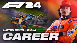 The Rain God Returning To Imola  F1 24 Driver Career Mode Ep7 [upl. by Nohcim]