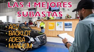 LAS 4 MEJORES SUBASTAS DE CARROS NO COPART  DON XAVY 3 [upl. by Eiramanel]