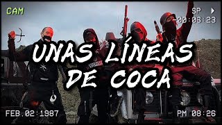 UNAS LINEAS DE COCA  LA SANTA GRIFA letralyrics mega track sesion [upl. by Lerrad]