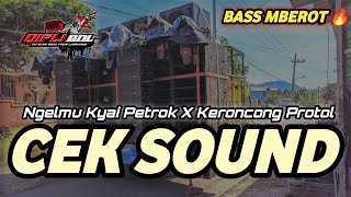 DJ CEK SOUND TERBARU FULL BASS MBEROT ANTI MUNDUR [upl. by Ydac54]