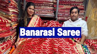 Banarasi Saree Collection from Khaitan Creation Burrabazar [upl. by Cahilly]