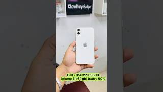 iPhone 11 64gb battry hlt 90 only mobile call  01405909508 foryou vairal2024 [upl. by Allit]