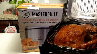 How to Deep fry a Turkey Step by Step  Masterbuilt XL Butterball Electric Turkey Fryer [upl. by Leilah]