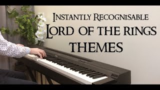 Instantly Recognisable Lord Of The Rings Themes [upl. by Lettie]