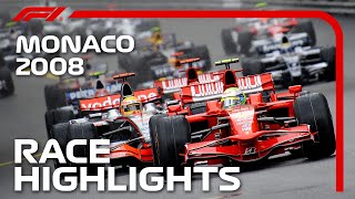 Race Highlights  2008 Monaco Grand Prix [upl. by Hillhouse259]