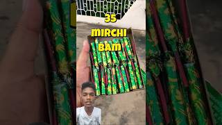 Dhamakedar Mirchi Bam ki testing crackers diwali fireworks firecracker experiment shorts [upl. by Toille]