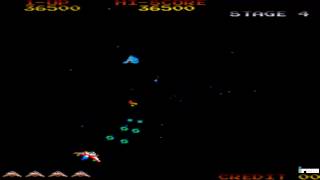 GYRUSS ARCADE GAMEPLAY [upl. by Ahsirhcal]