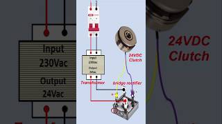 bridge rectifier clutch brake transformers ACtoAC ACtoDC electrical ytshort wiring shorts [upl. by Alake]