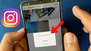 How To Delete Drafts From Instagram [upl. by Saum]