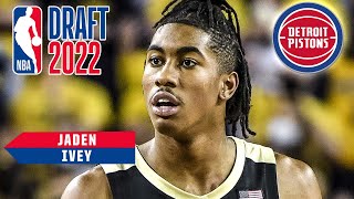 Detroit Pistons select Jaden Ivey with 5th pick  2022 NBA Draft Highlights 🎥 [upl. by Attennod]