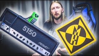 MACHINE HEAD GUITAR TONE amp GEAR  Peavey 5150 and EMG81 [upl. by Ebeneser]