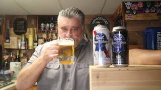 Pabst Blue Ribbon Extra vs Pabst Blue Ribbon Beer Review [upl. by Dnomasor]