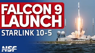 SpaceX Falcon 9 Launches Starlink 105 [upl. by Hidie]