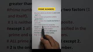 Prime Numbers  Prime Numbers explained mathandtechbyar [upl. by Kcirb343]