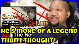 Reaction to SABATON  The Red Baron Official Lyric Video [upl. by Rede]