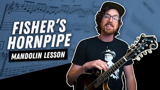 Fishers Hornpipe  Mandolin Lesson Intermediate [upl. by Lavine]