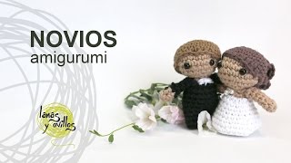 Tutorial Novios Boda Amigurumi Crochet o Ganchillo en Español [upl. by Neelloc837]