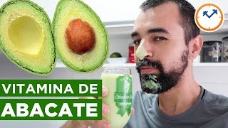 🍴 RECEITA FIT VITAMINA DE ABACATE FITNESS para beber ou comer  Saúde na Rotina [upl. by Schaab]