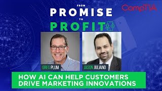 How AI Can Help Customers Drive Marketing Innovations  From Promise to Profit [upl. by Eemia]