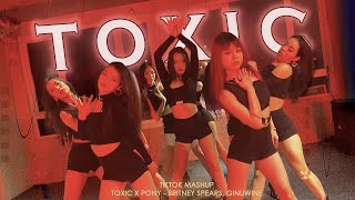 Britney Spears Ginuwine  Toxic X Pony TikTok Mashup CHOREOGRAPHY by SeQueen Dance Group [upl. by Eelahs400]