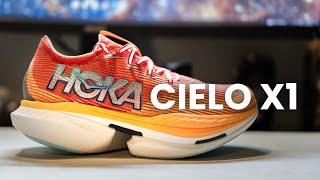 Hoka Cielo X1 Cushioned Comfort Meets Speed [upl. by Panaggio]