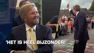 Koning WillemAlexander in gesprek over aardbevingsproblematiek [upl. by Ecirtnas654]