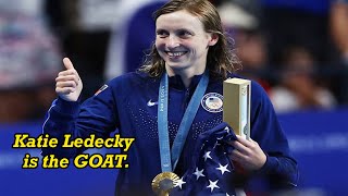 Katie Ledecky is the GOAT Here are the superlatives shes earned that prove it [upl. by Darach]