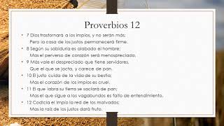 Proverbios 12 ReinaValera 1960 RVR1960 [upl. by Idnaj]