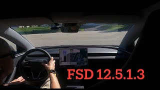 Tesla FSD Supervised v12513 on 2024 Model 3 Highland HW4  AI4 [upl. by Aggy]