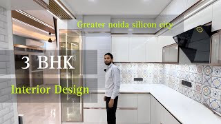 Small budget big makeover  3BHK Interior Design GREATER NOIDA SILICON CITY  interiordesign [upl. by Euqinobe476]