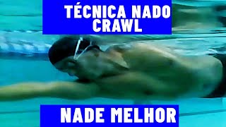 Técnicas do nado crawl para Melhorar seu rendimento [upl. by Ardnuassak]