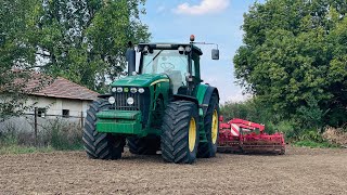 John Deere 8230  OpallAgri Saturn 6 kompaktorozás magágykészítés [upl. by Lange]