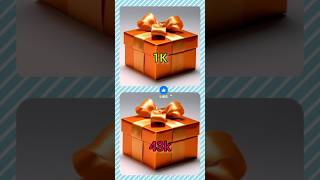 1k vs 43k choose your gift box 🎁giftbox shorts viral gift chooseyourgift chooseone gifts [upl. by Naux]