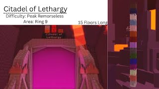 Citadel of Lethargy Completion  JToH [upl. by Ettesyl]